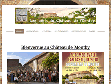 Tablet Screenshot of chateaudemontby.com